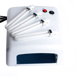 Lampa UV pentru manichiura profesionala, 36W, ABS, timer, 4 tuburi