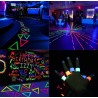 Banda textila neon fluorescenta, adeziva, rola 25 m, 2.5 cm latime