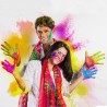 Set 5 culori pudra Neon UV Holi, 100gr/culoare