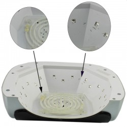 Lampa UV LED CCFL 48W, senzor miscare si timer incorporat, RESIGILAT