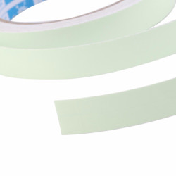 Banda fosforescenta autoadeziva glow turquoise, vinil, lungime 1 m