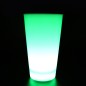 Pahar luminos LED RGB multicolor, 450 ml, comutator on/off, decor glow