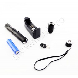 Laser bicolor profesional 100mW cu acumulator