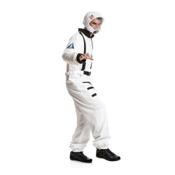 Costum Astronaut naveta spatiala, unisex, adulti, alb