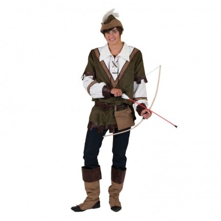 Costum Robin Hood adulti, material poliester, petrecere, barbati