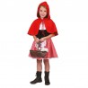 Costum Scufita Rosie pentru fetite 4-10 ani, rochita si capa