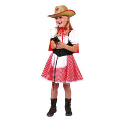 Costum Scufita Rosie pentru fetite 4-10 ani, rochita si capa