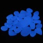 Pietricele fosforescente decorative glow albastre care lumineaza albastru