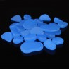 Pietricele fosforescente decorative glow albastre care lumineaza albastru