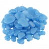 Pietricele fosforescente decorative glow albastre care lumineaza albastru