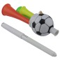 Mini vuvuzela cu 3 trompete, tricolora, 13 cm Mini vuvuzela cu 3 trompete, tricolora, 13 cm