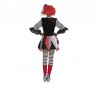 Tunica dama Jester Harlequin, costum clown dama, tinuta carnaval