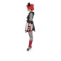 Tunica dama Jester Harlequin, costum clown dama, tinuta carnaval