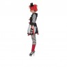 Tunica dama Jester Harlequin, costum clown dama, tinuta carnaval