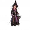 Costum vrajitoare din 3 piese, Halloween, fetite 4-14 ani