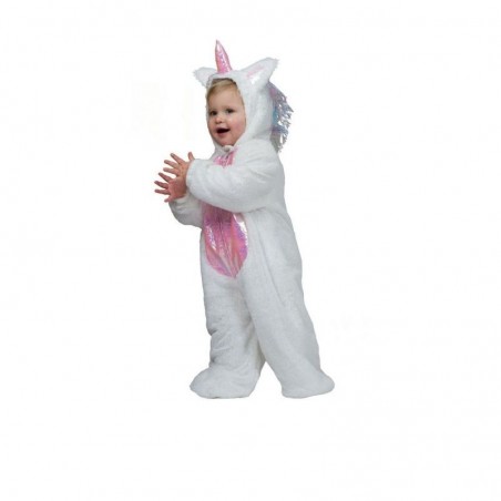 Costum unicorn tip salopeta pentru copii,inchidere fermoar