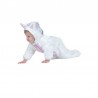 Costum unicorn tip salopeta pentru copii,inchidere fermoar