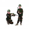 Costum Soldat forte speciale, baieti 6-14 ani, camasa cu vesta camuflaj