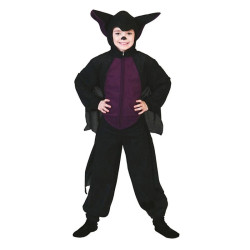Costum liliac copii 2-8 ani, inchidere fermoar, negru-mov