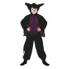 Costum liliac copii 2-8 ani, inchidere fermoar, negru-mov