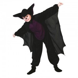 Costum liliac copii 2-8 ani, inchidere fermoar, negru-mov