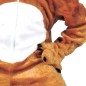 Costum Leul Simba tip salopeta, fetite si baieti, inchidere fermoar, maro-alb Costum Leul Simba tip salopeta, fetite si baieti, inchidere fermoar, maro-alb