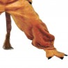 Costum Leul Simba tip salopeta, fetite si baieti, inchidere fermoar, maro-alb