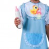 Costum Baby Boy pentru adulti, tunica, pantaloni, boneta, albastru