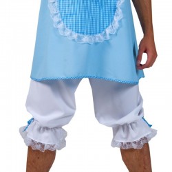 Costum Baby Boy pentru adulti, tunica, pantaloni, boneta, albastru
