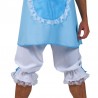 Costum Baby Boy pentru adulti, tunica, pantaloni, boneta, albastru