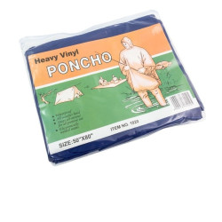 Pelerina de ploaie impermeabila, vinil, marime universala, albastru