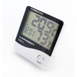 Statie meteo LCD, afisaj ora, temperatura, umiditate, calendar, functie alarma