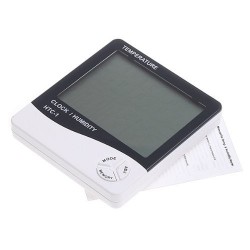 Statie meteo LCD, afisaj ora, temperatura, umiditate, calendar, functie alarma