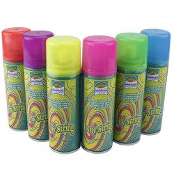 Spray confetti panglici pentru petreceri, 68 ml, Crazy Strings, Land of Colors