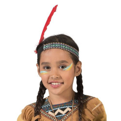 Bentita cu pana de indian, marime universala, pana 20 cm