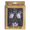 Set pistoale Sheriff, 5 piese, insigna copii, cu teaca