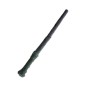 Bagheta vrajitoare, 35 cm, accesoriu carnaval, verde-negru