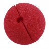 Nas Clown din burete, dimensiuni 5x5 cm, rosu