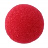 Nas Clown din burete, dimensiuni 5x5 cm, rosu