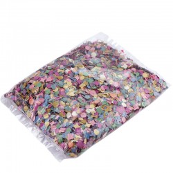 Confetti multicolore petrecere, 100 grame, diverse forme