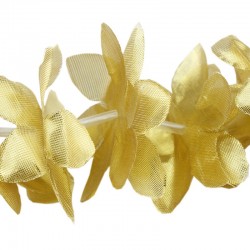 Ghirlanda cu flori aurii, marime universala, lungime 50 cm