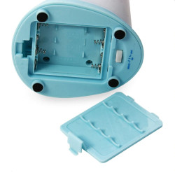 Dozator cu senzor pentru sapun lichid, rezervor 400 ml, iluminat LED, baterii