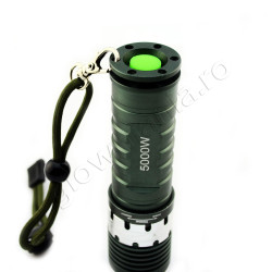 Lanterna militara cu LED si zoom rotativ