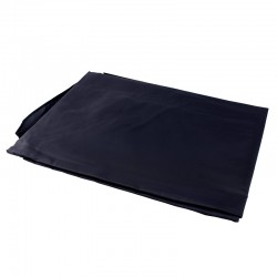 Pelerina pentru coafor si frizerie, 140x125 cm, impermeabila, prindere scai, negru