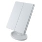 Oglinda cu LED pentru make-up, zoom 2X 3X, lumina reglabila, buton touch