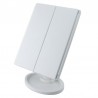 Oglinda cu LED pentru make-up, zoom 2X 3X, lumina reglabila, buton touch