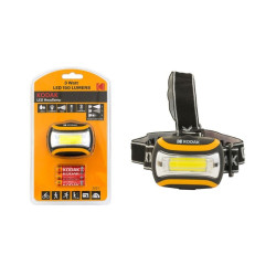 Lanterna frontala LED 3W, 150 lumeni, 3 moduri iluminat, Kodak