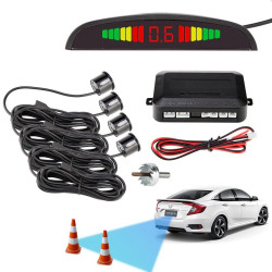 Kit senzori parcare, display LED, 4 receptori, avertizare sonora