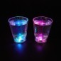 Pahar Shot LED 50 ml, lumina intermitenta, inaltime 6.5 cm
