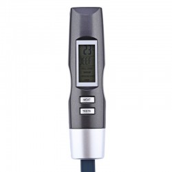 Termometru digital cu sonda pentru carne, afisaj LCD iluminat, 2 functii, sonda otel